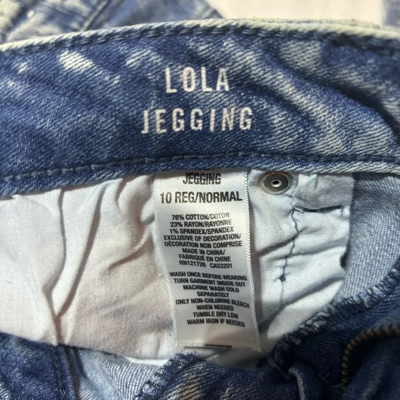 Aeropostale Mixed Wash Jegging Size 10 Reg/Normal - Picture 1 of 7